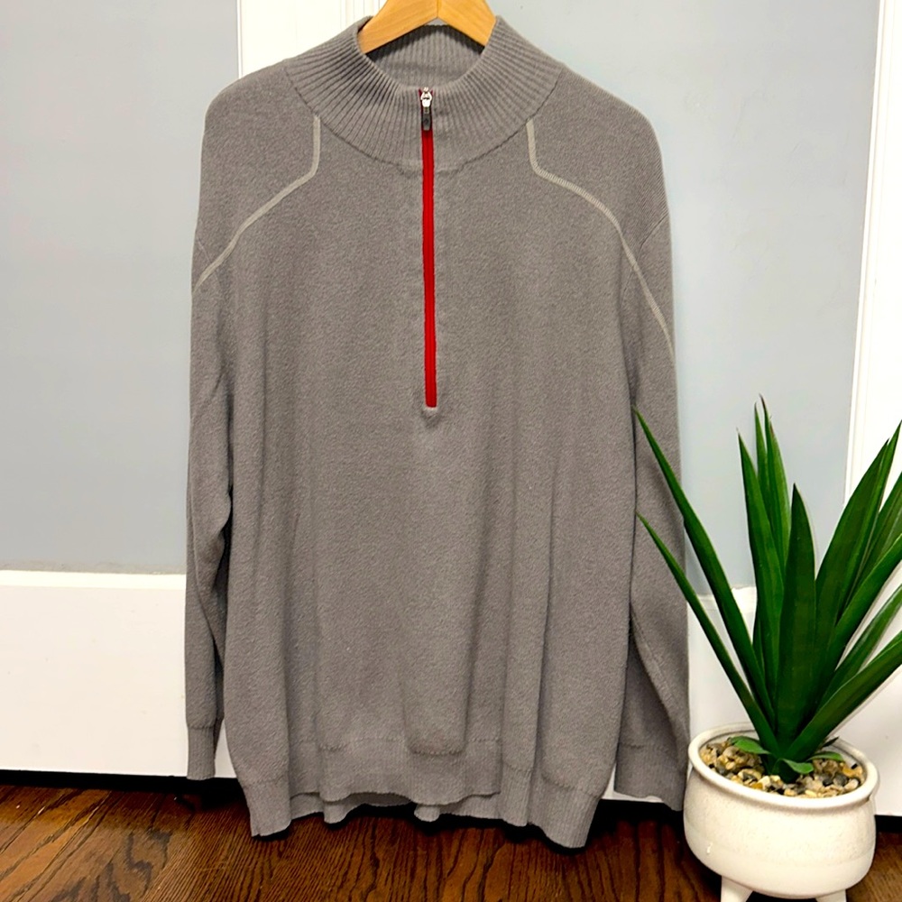 Columbia 3/4 Zip sweater